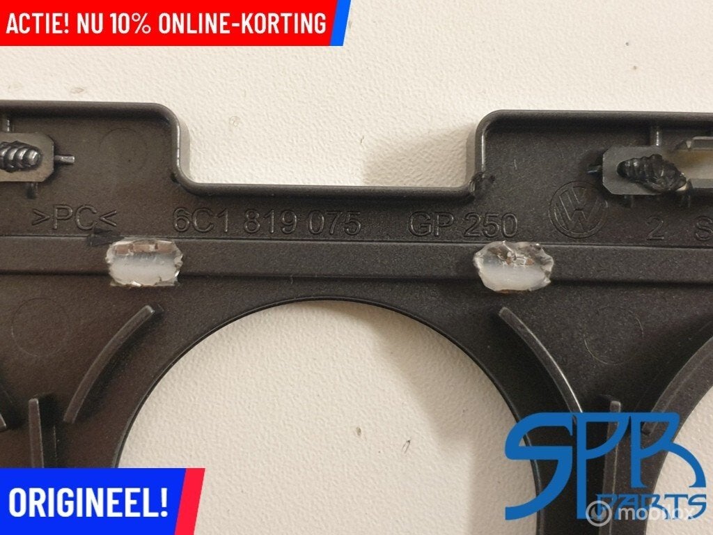 POLO 6C ANTRECIET INLEG Climatronic paneel RAND 6C1819075, Gebruikt, Volkswagen, Ophalen of Verzenden, Volkswagen