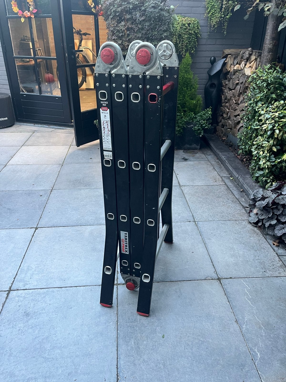 Altrex Varitrex Prof VP 4x4 vouwladder, Ophalen, Zo goed als nieuw, Ladder, Opvouwbaar of Inschuifbaar