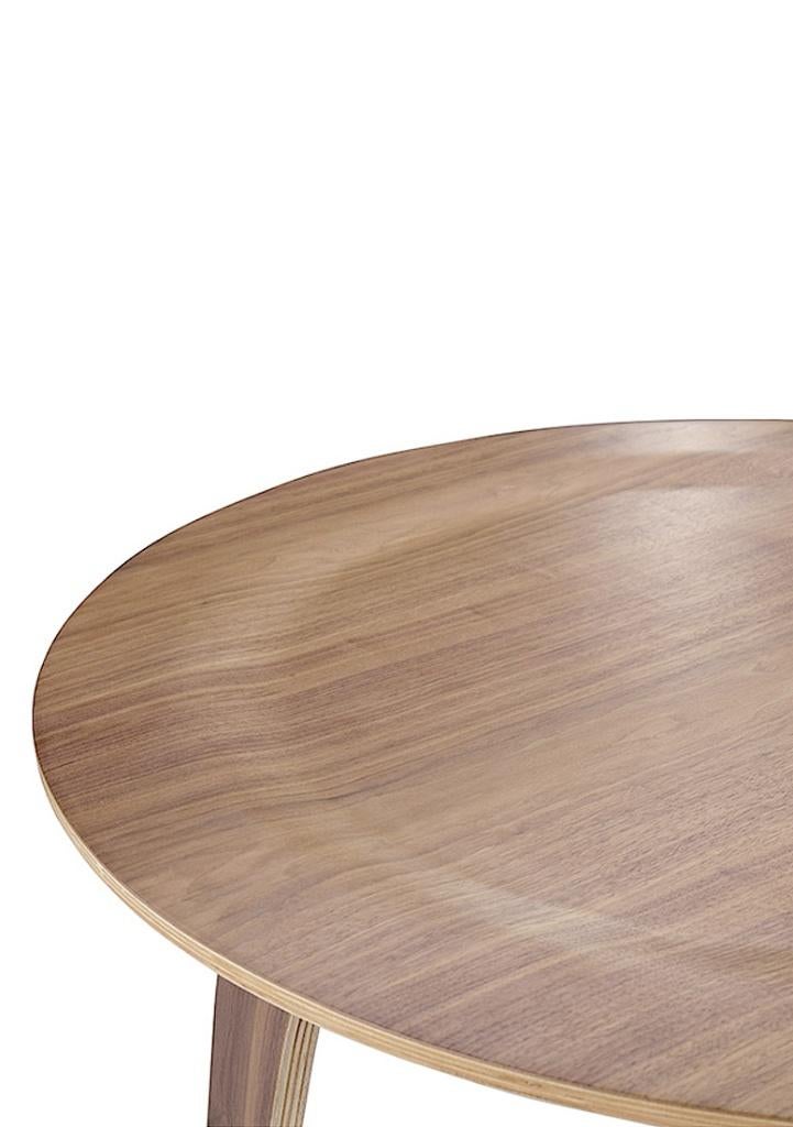Eames CTW Plywood Salontafel DD (nieuw), 100 tot 150 cm, Rond, Nieuw, Overige houtsoorten