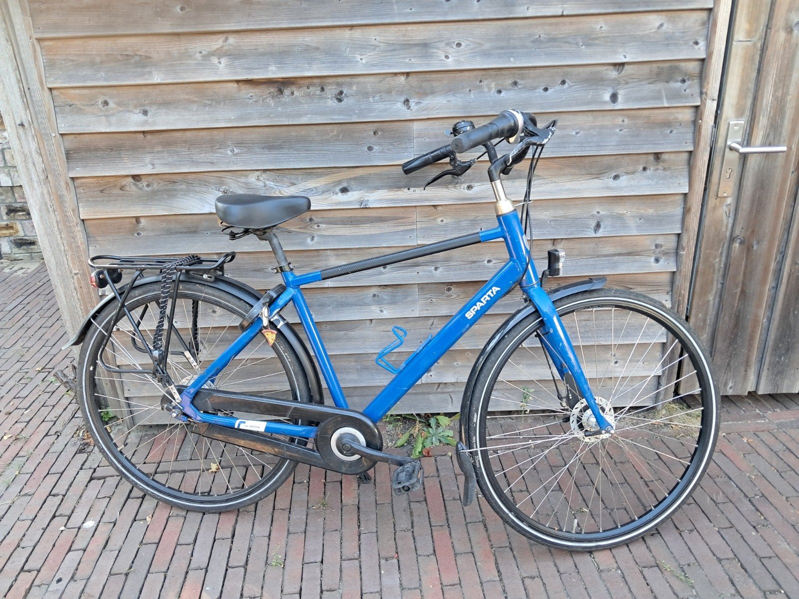 Sparta fiets - Blauw, nette staat, Ophalen, Sparta, Versnellingen, Schijfrem