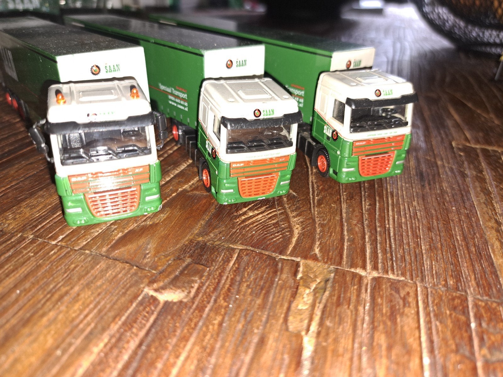 Promotoys Saan Diemen 1/87 Vrachtwagens (3 stuks), Hobby en Vrije tijd, Ophalen of Verzenden, Gebruikt, Bus of Vrachtwagen, Overige merken