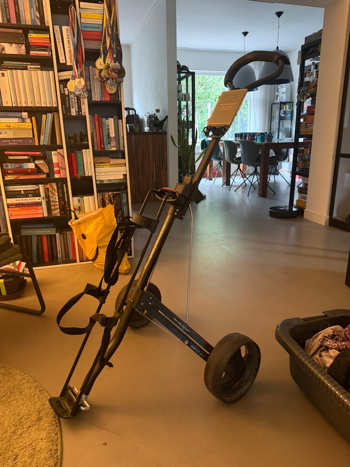 Kick-N-Go Golftrolley, Sport en Fitness, Golf, Ophalen, Gebruikt, Overige typen, Overige merken