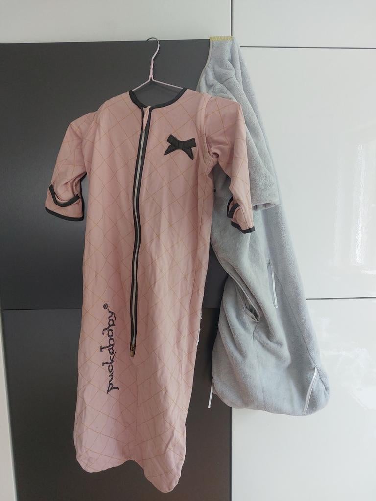 Puckababy slaapzak roze met strik 4seizoen, Ophalen of Verzenden