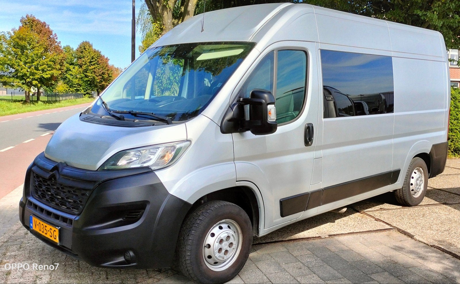 Citroën Jumper 130pk 2018 Rolstoel, Voorwielaandrijving, Stof, Zwart, 4 cilinders
