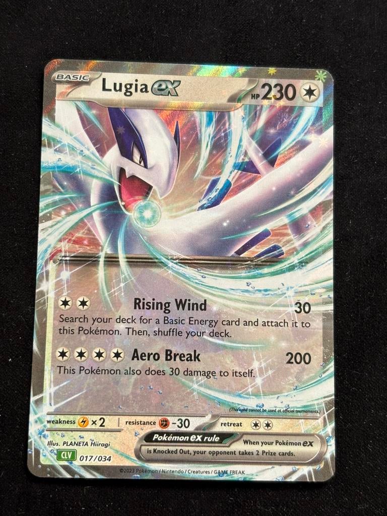 Lugia EX - CLV 017/034, Ophalen of Verzenden, Zo goed als nieuw