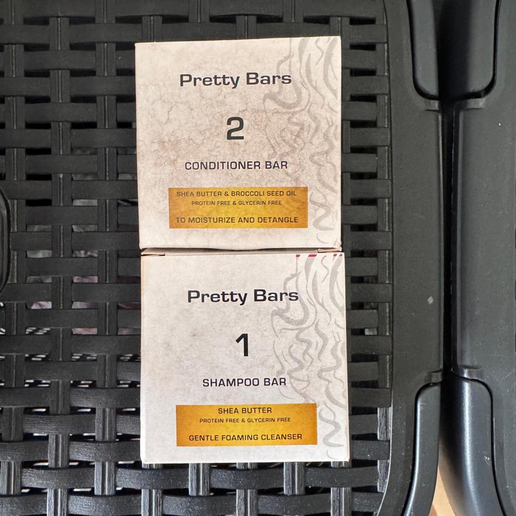 Pretty Curly Girl shampoo en conditioner bars, Ophalen of Verzenden, Zo goed als nieuw, Shampoo of Conditioner