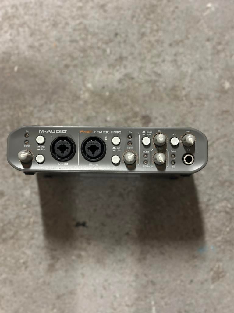 M-audio fast track pro usb audio interface, Ophalen of Verzenden, Zo goed als nieuw, M audio