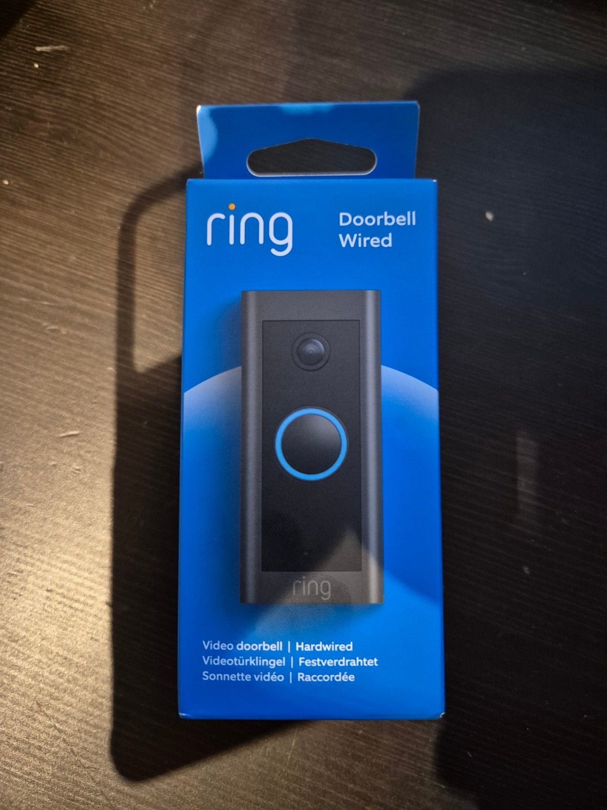Ring Video Deurbel Bedraad - Nieuw en Verzegeld, Ophalen of Verzenden, Bewegingsdetectiesensor, Nieuw, Bedraad