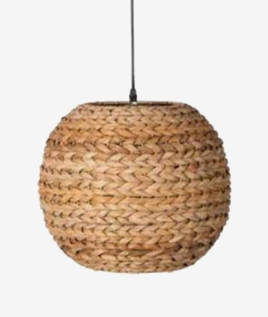 Dutchbone hanglamp, Ophalen of Verzenden, Gebruikt, Natuurlijk materiaal, E27 (groot)
