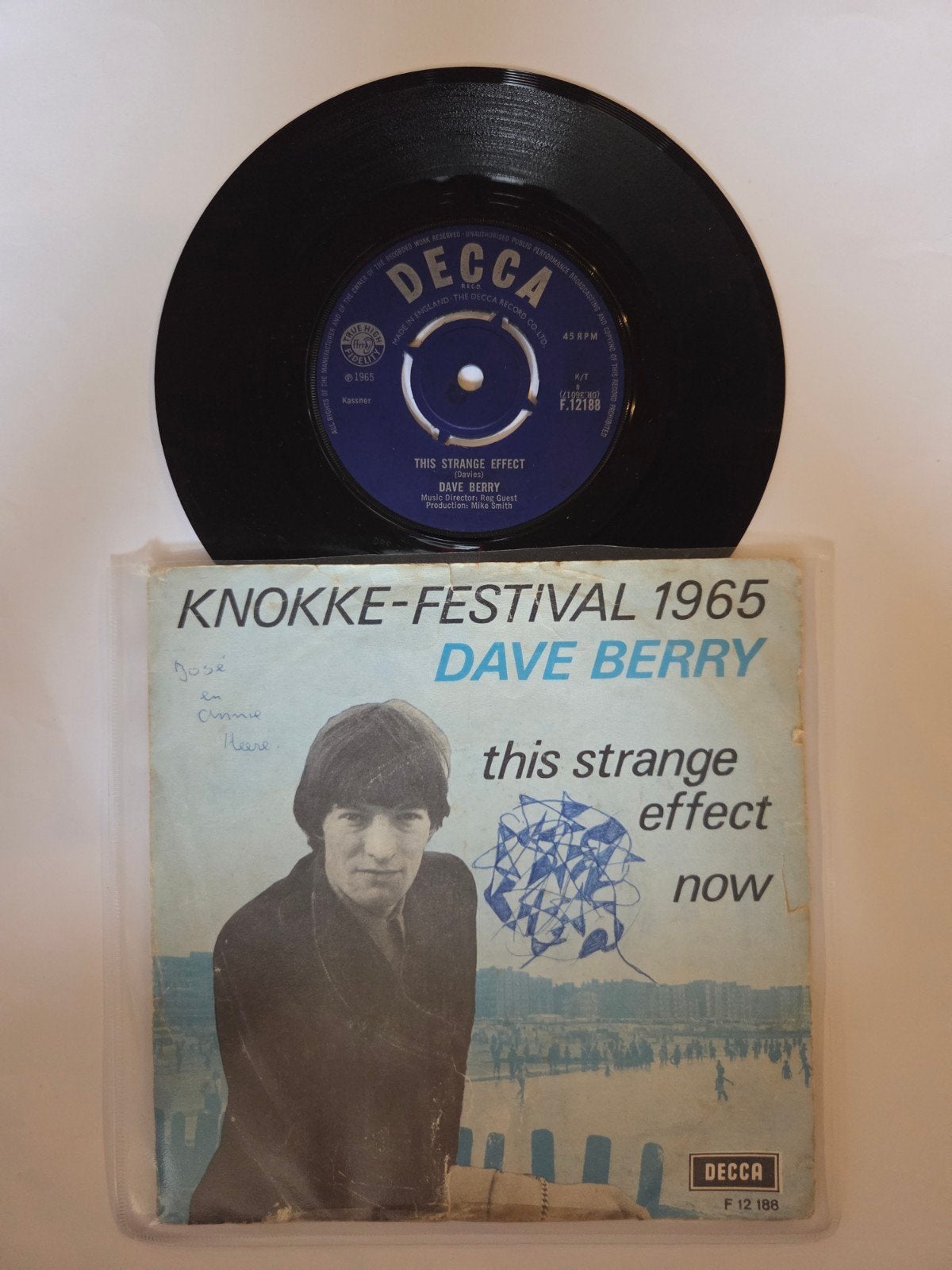 Dave Berry - This strange effect, Cd's en Dvd's, Gebruikt, 7 inch, Single, Ophalen of Verzenden