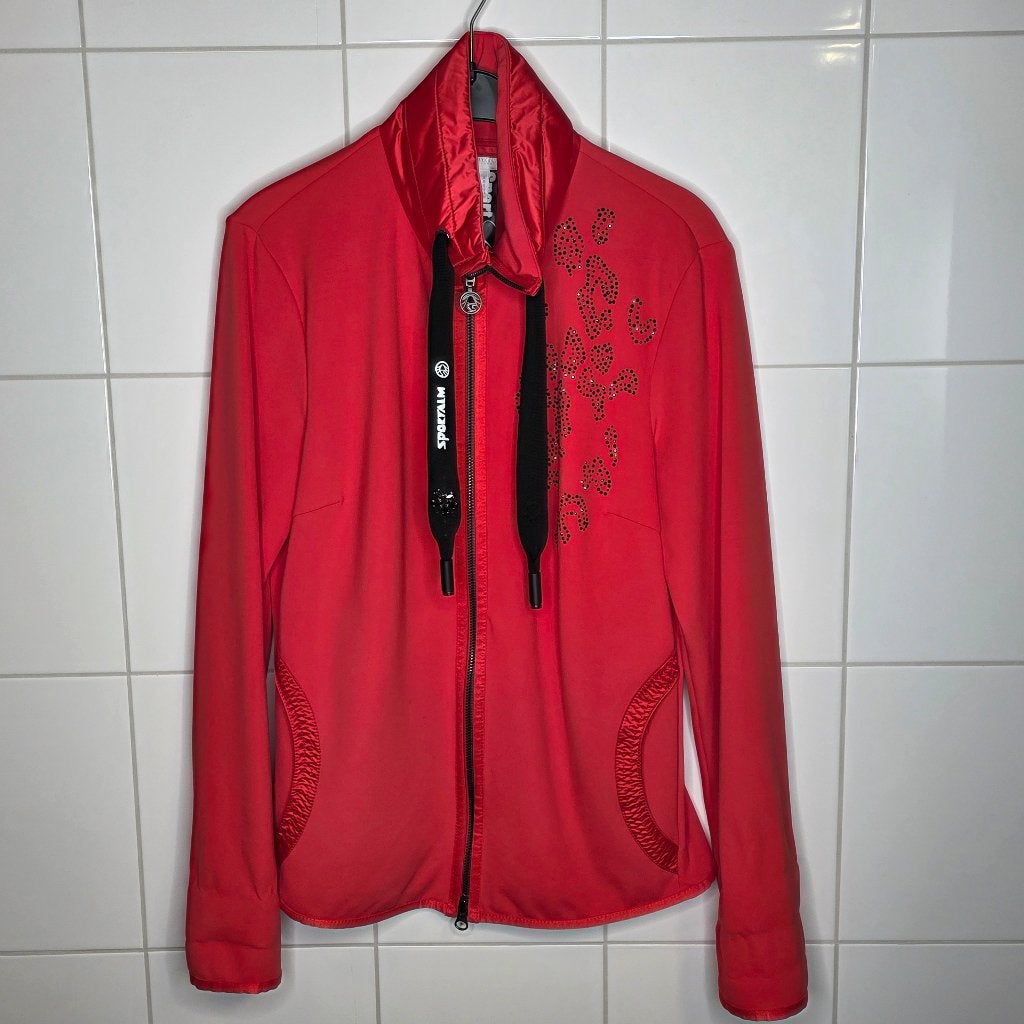 Sportalm luxe zomerjasje rood mt 36 ook voor buiten, Zo goed als nieuw, Maat 36 (S), Rood, Sportalm