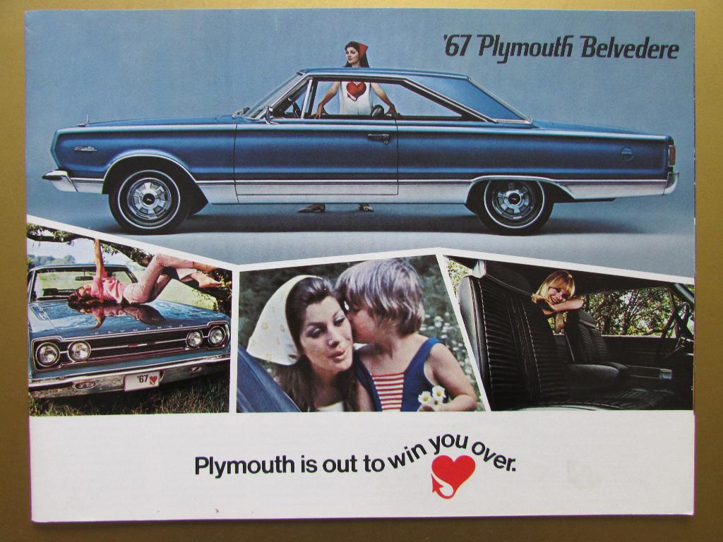 1967 Plymouth Belvedere prestige brochure, Engels, Ophalen of Verzenden, Zo goed als nieuw, Overige merken