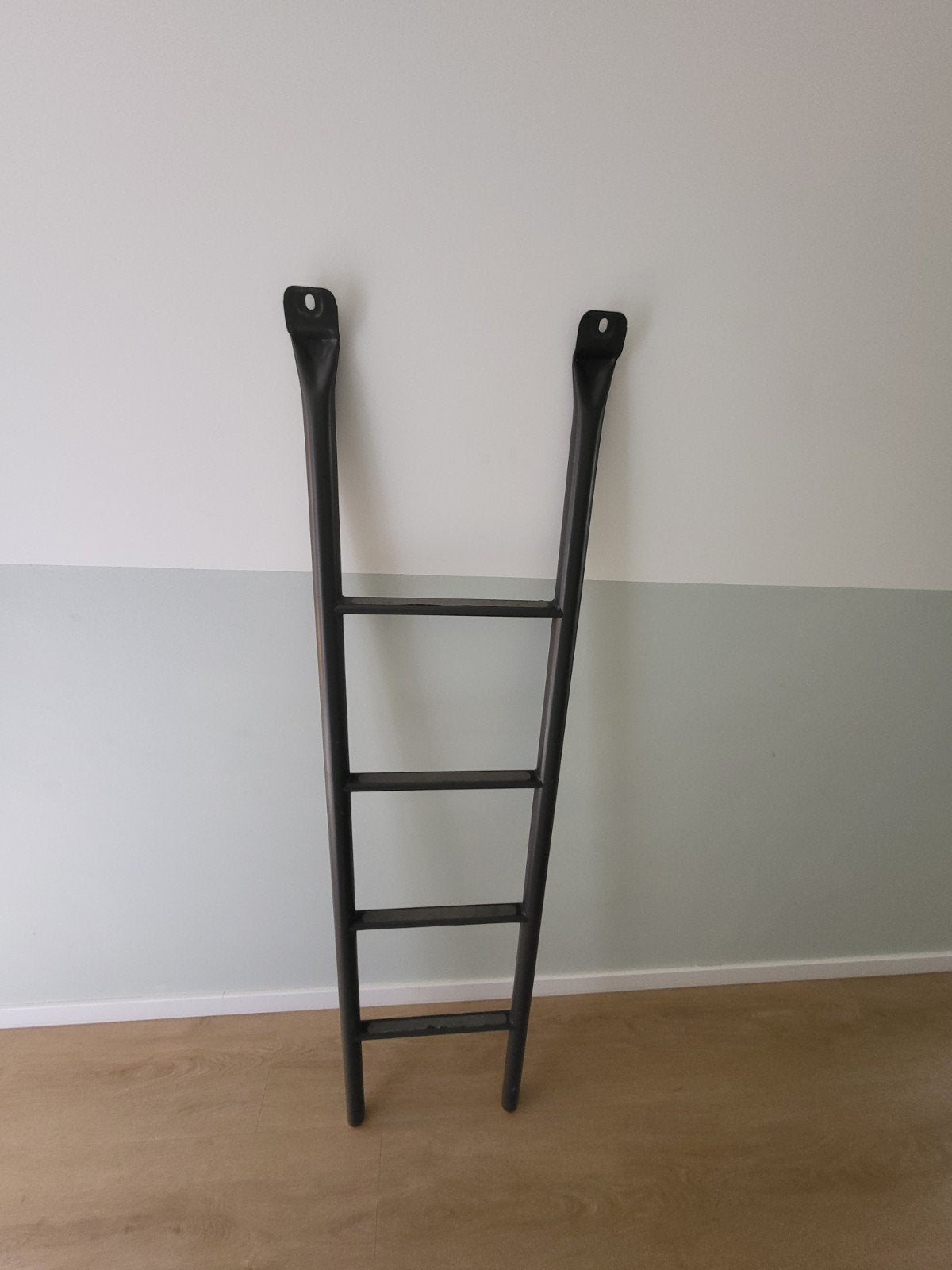 Zwarte metalen ladder voor hoogslaper of decoratie, Ophalen of Verzenden
