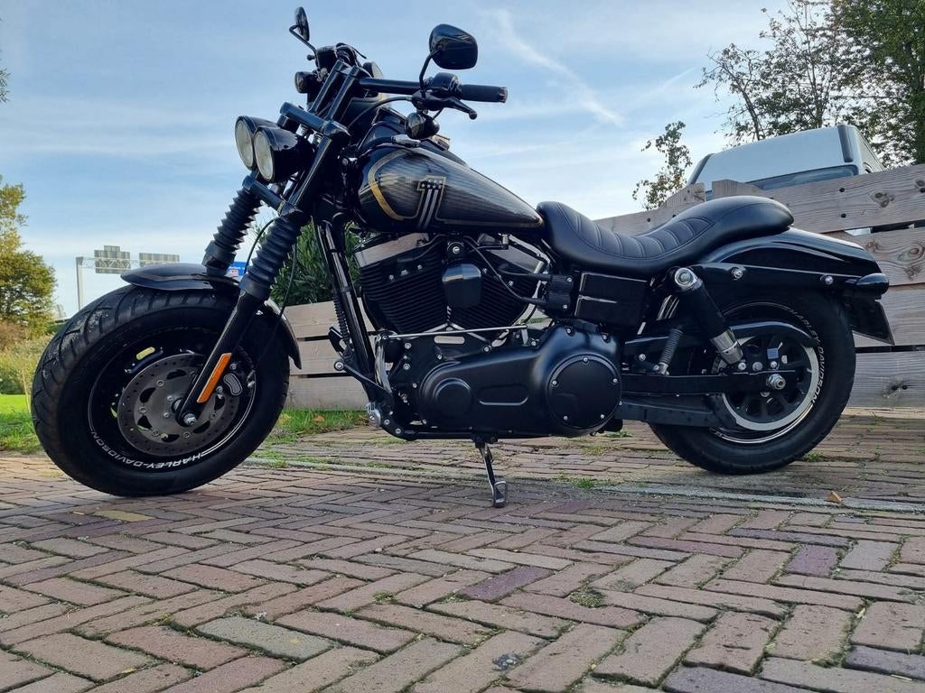 Harley Davidson 103 FXDF Dyna Fat Bob 1700cc 2015 Black Out, Motoren, 2 cilinders, Gebruikt, Particulier, Meer dan 35 kW