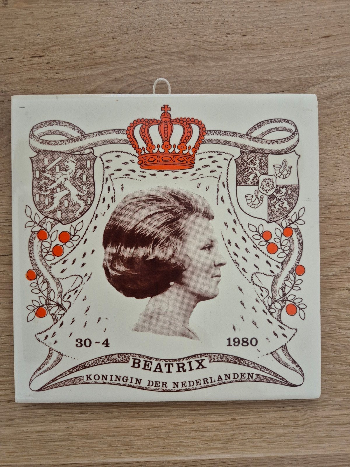 Tegel Beatrix Koningin der Nederlanden 1980 Sphinx, Ophalen
