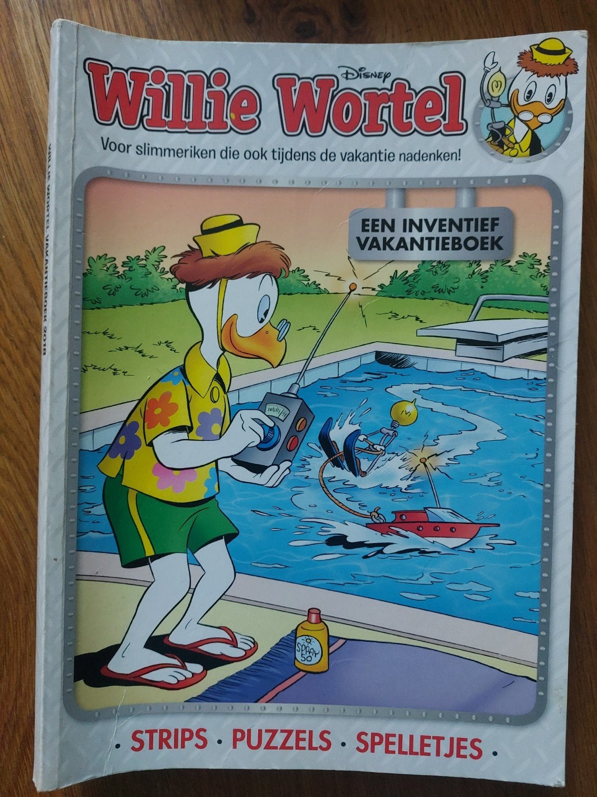 Willie Wortel Vakantieboek - Strips, Puzzels, Spelletjes, Eén stripboek, Ophalen of Verzenden, Zo goed als nieuw, Disney