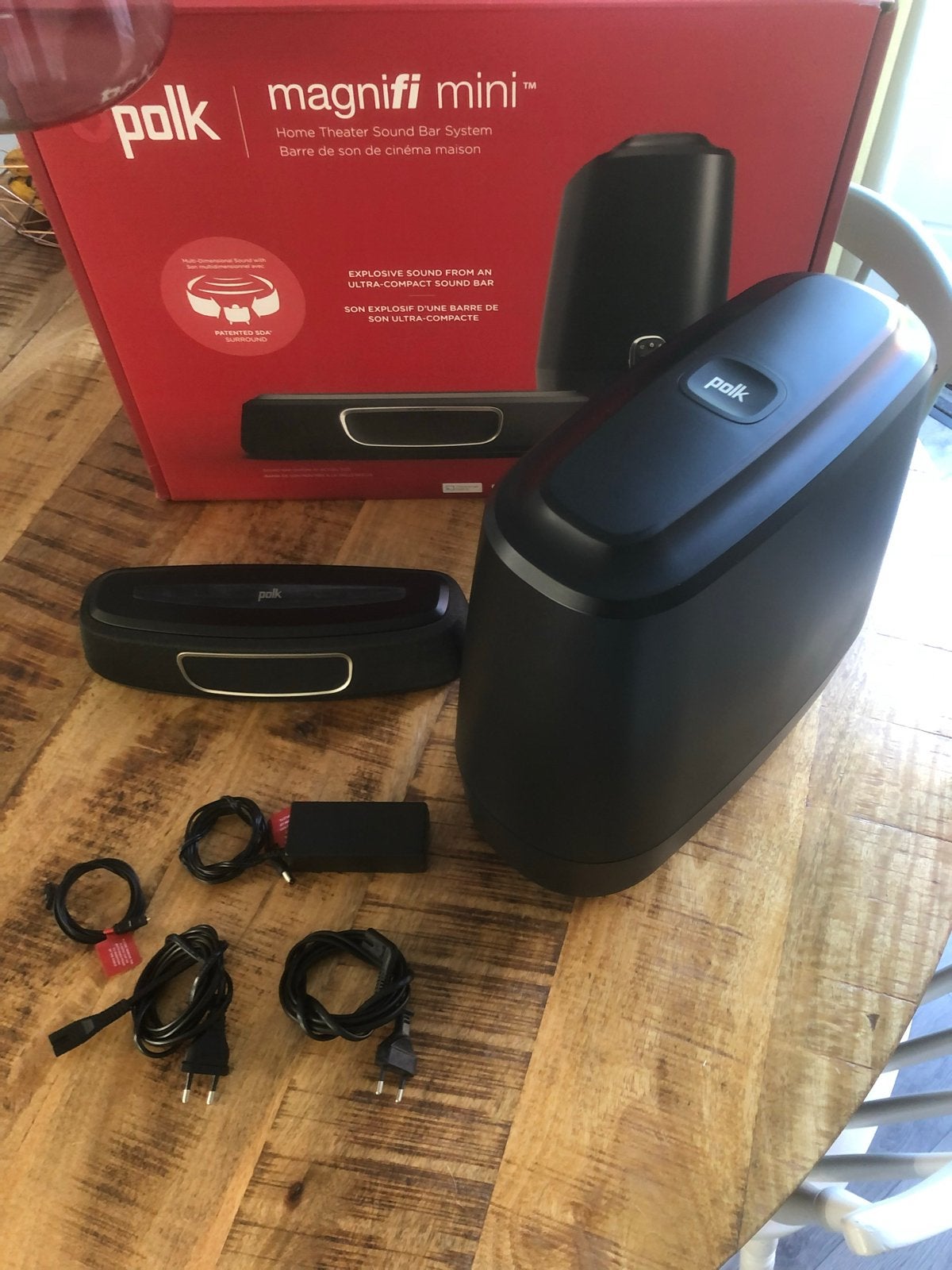 Polk Magnifi Mini Draadloze Home Theater Sound Bar Systeem, Overige merken, Soundbar, Ophalen of Verzenden, Zo goed als nieuw