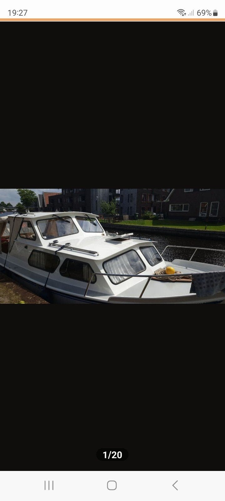 Nette kruiser, c.a. 9 meter met AK, Ophalen, Gebruikt