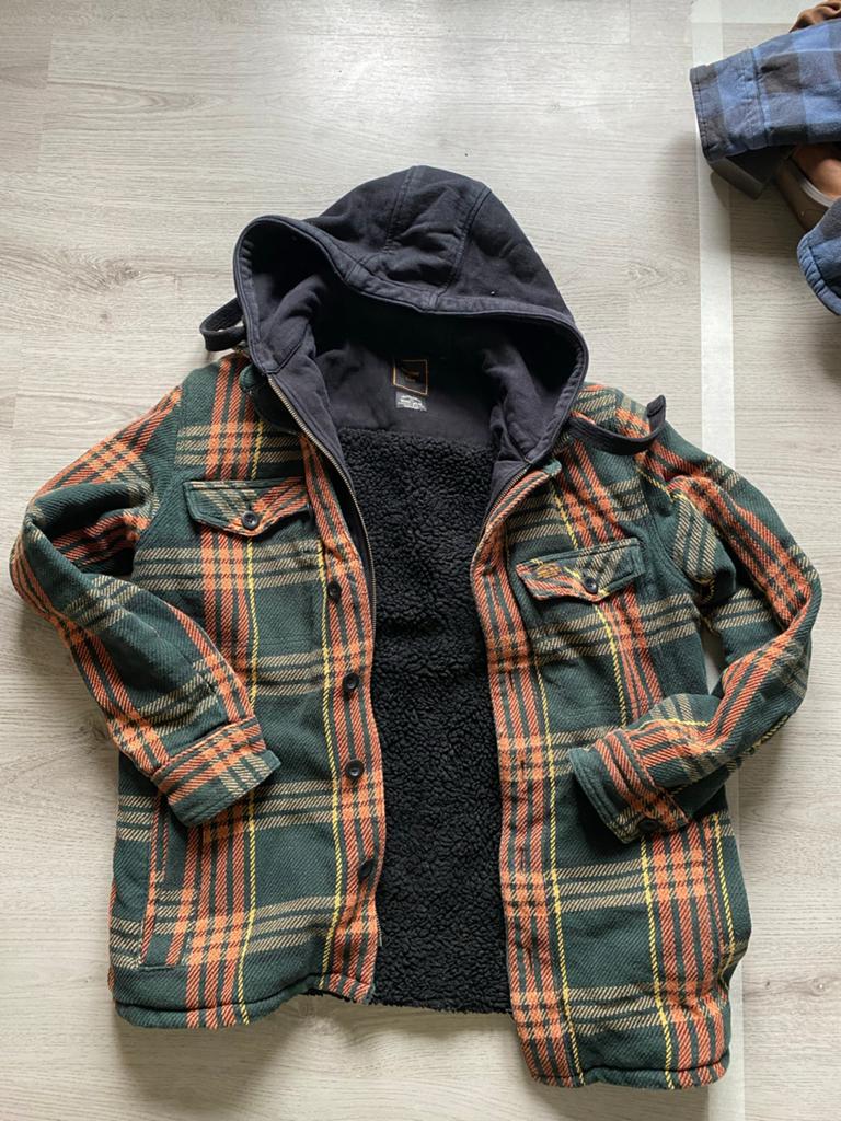Superdry Heavy Sherpa Lined Flannel Jacket Maat L, Ophalen of Verzenden, Gedragen, Maat 52/54 (L), Overige kleuren