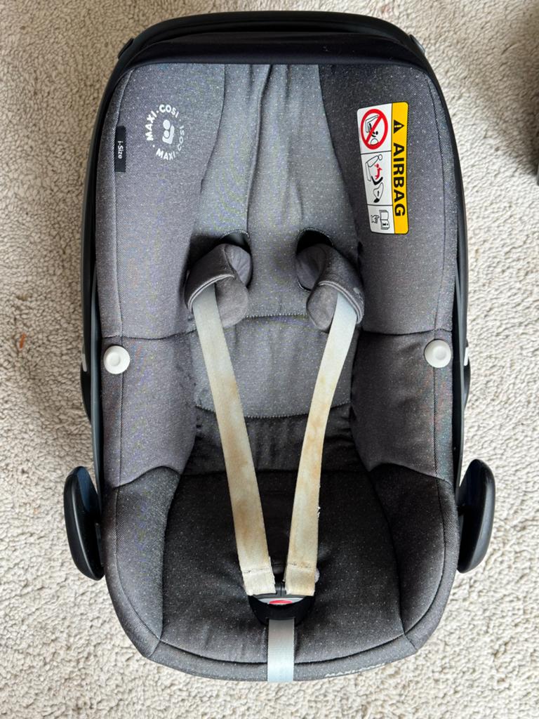 Maxi-Cosi Pebble Pro i-Size autostoel, Ophalen, Autogordel of Isofix, Gebruikt, Zijbescherming