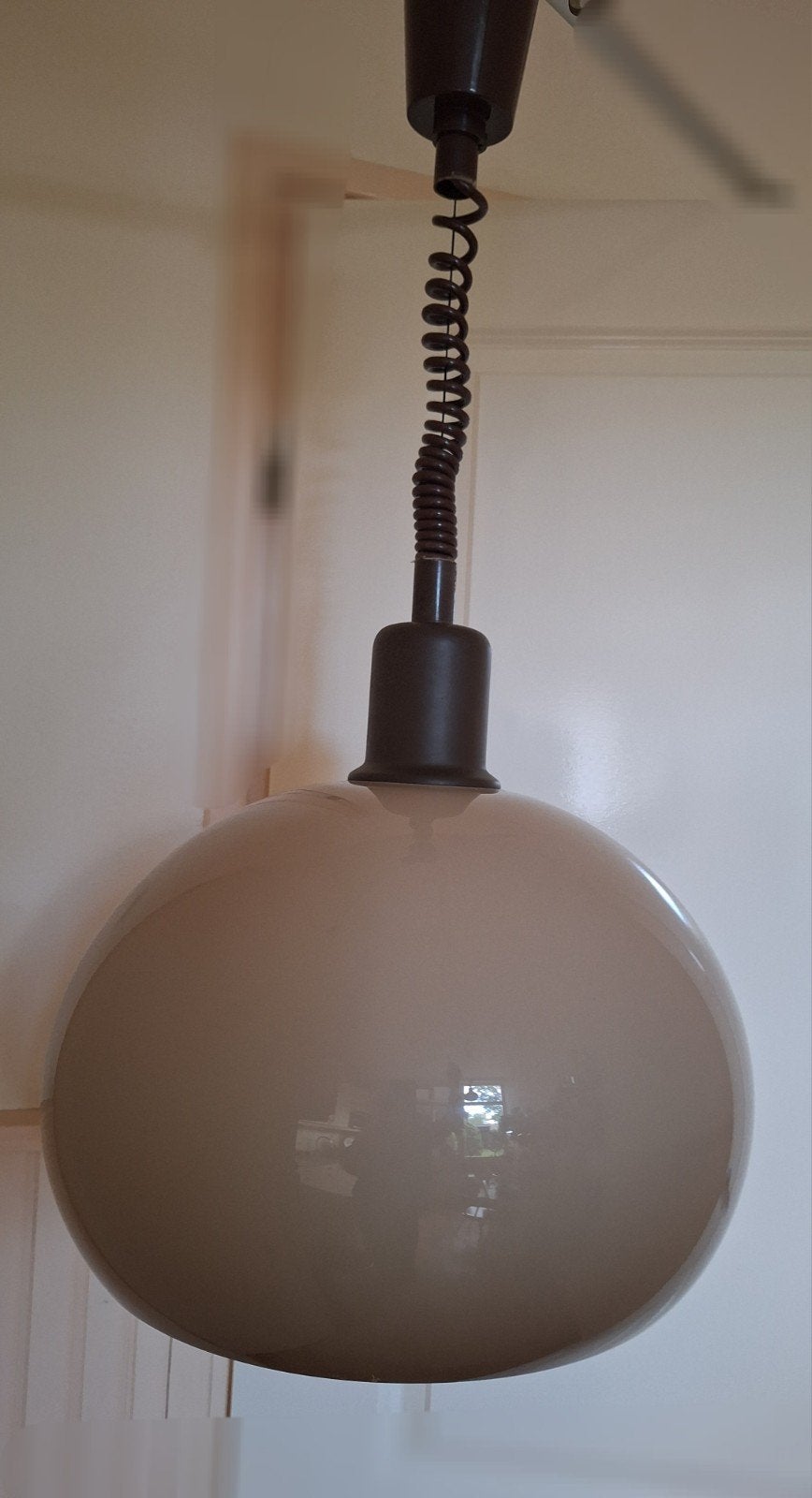 Vintage Space-Age Dijkstra? Herda ? hanglamp, Ophalen, Kunststof, Space-age Vintage