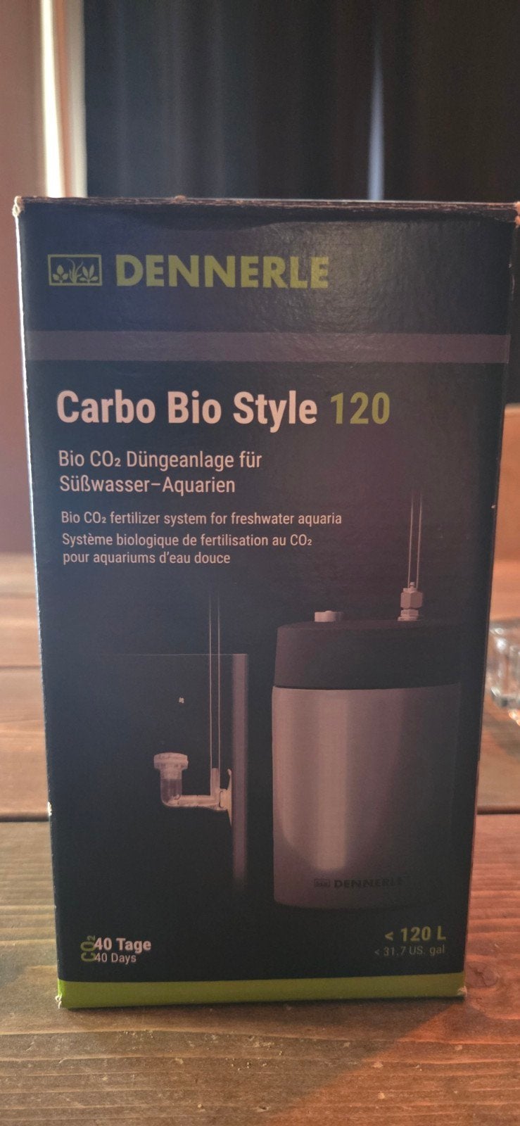 Carbo bio Co2 style 120, Ophalen of Verzenden, Gebruikt, Leeg aquarium