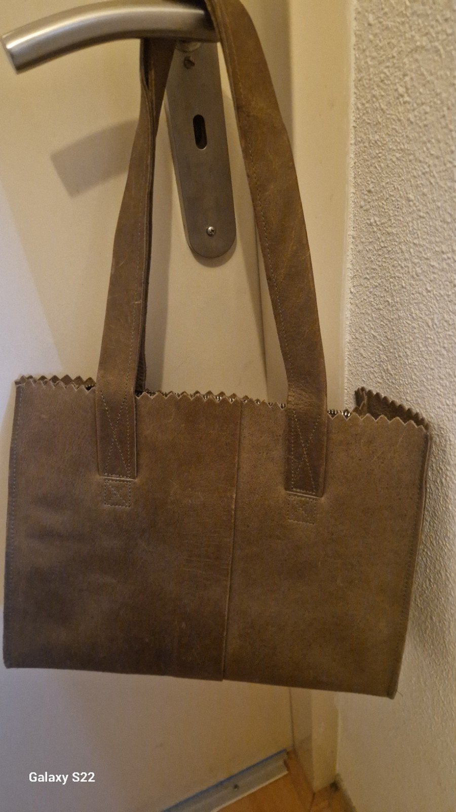 Myomy My Paper Bag Shopper Olijfgroen, Ophalen of Verzenden, Zo goed als nieuw, Groen, Shopper