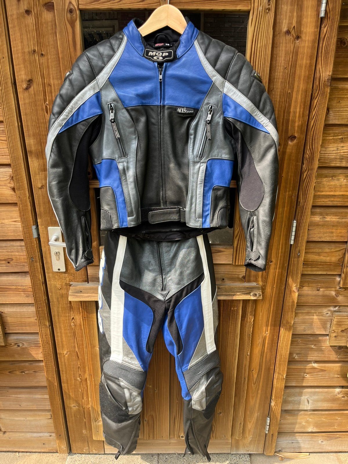 MQP 2 delig lederen pak, Ophalen, Tweedehands, Dames, Combipak