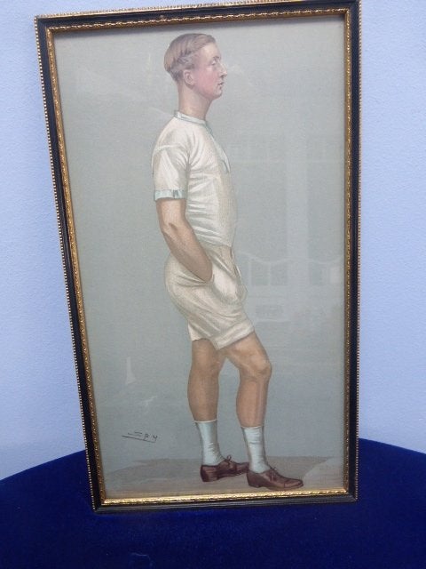 Vanity fair spy prent ;the president of the c.u.b.c.;, Antiek en Kunst, Kunst | Litho's en Zeefdrukken, Ophalen of Verzenden, Sport