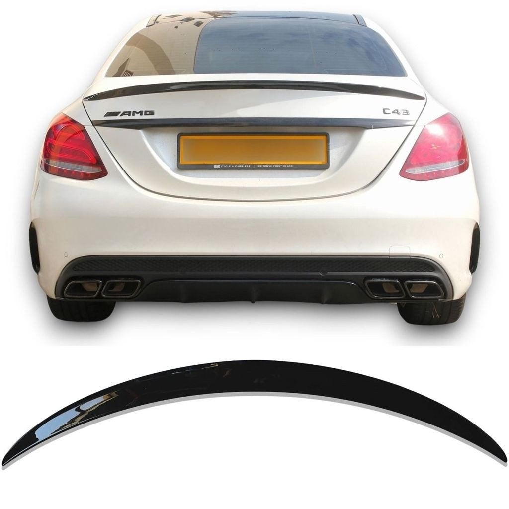 Achterklep Spoiler Voor Mercedes C Klasse W205 Glans Zwart E