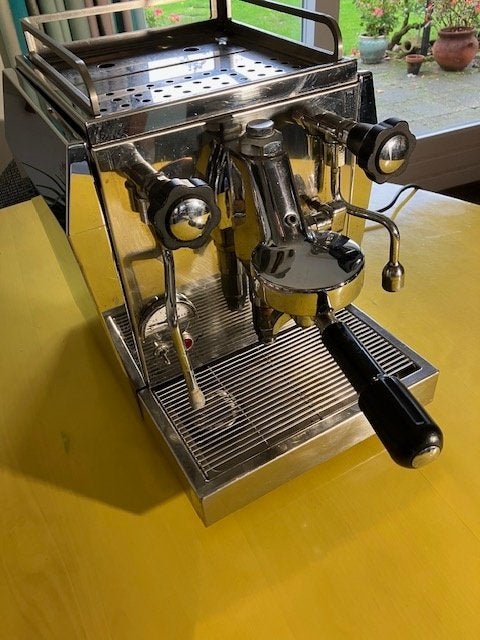 ECM koffiemachine, Ophalen, Gebruikt, Koffiemachine, Gemalen koffie
