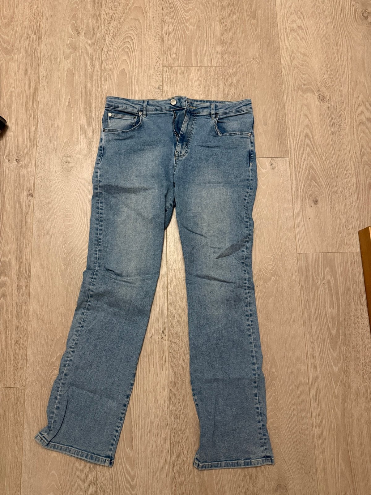 CROYEZ | Blauwe spijkerbroek maat 34, Blauw, Maat 42/44 (L), Ophalen of Verzenden, Lang