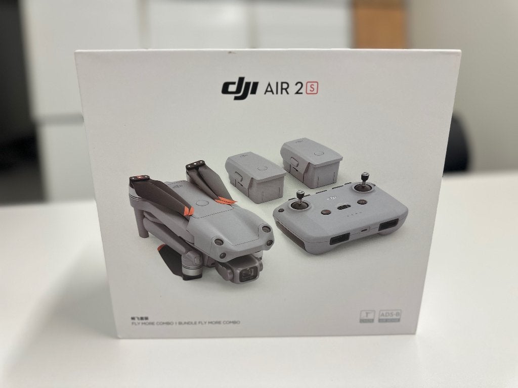 DJI AIR 2S - fly more combo + extra's, 250 tot 900 gram, Return to Home, Cameradrone, 5 tot 10 kilometer