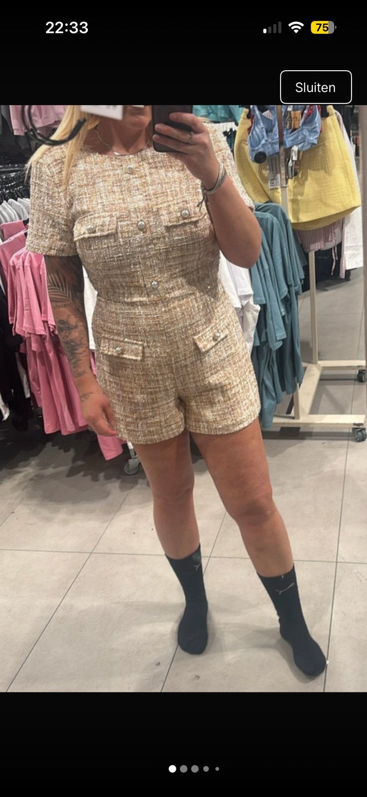 Playsuite - NIEUW, Kleding | Dames, Jumpsuits, Ophalen of Verzenden, Zo goed als nieuw, Maat 38/40 (M), Overige kleuren