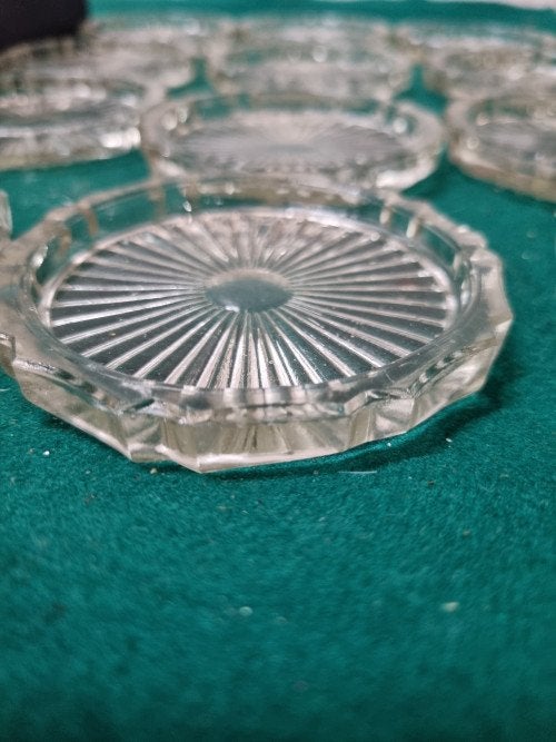 onderzetters kristal glas vintage in doos, Ophalen of Verzenden, 'T Olde Gre-j, Info@toldegrej.nl, Endepoelstraat 20f Didam