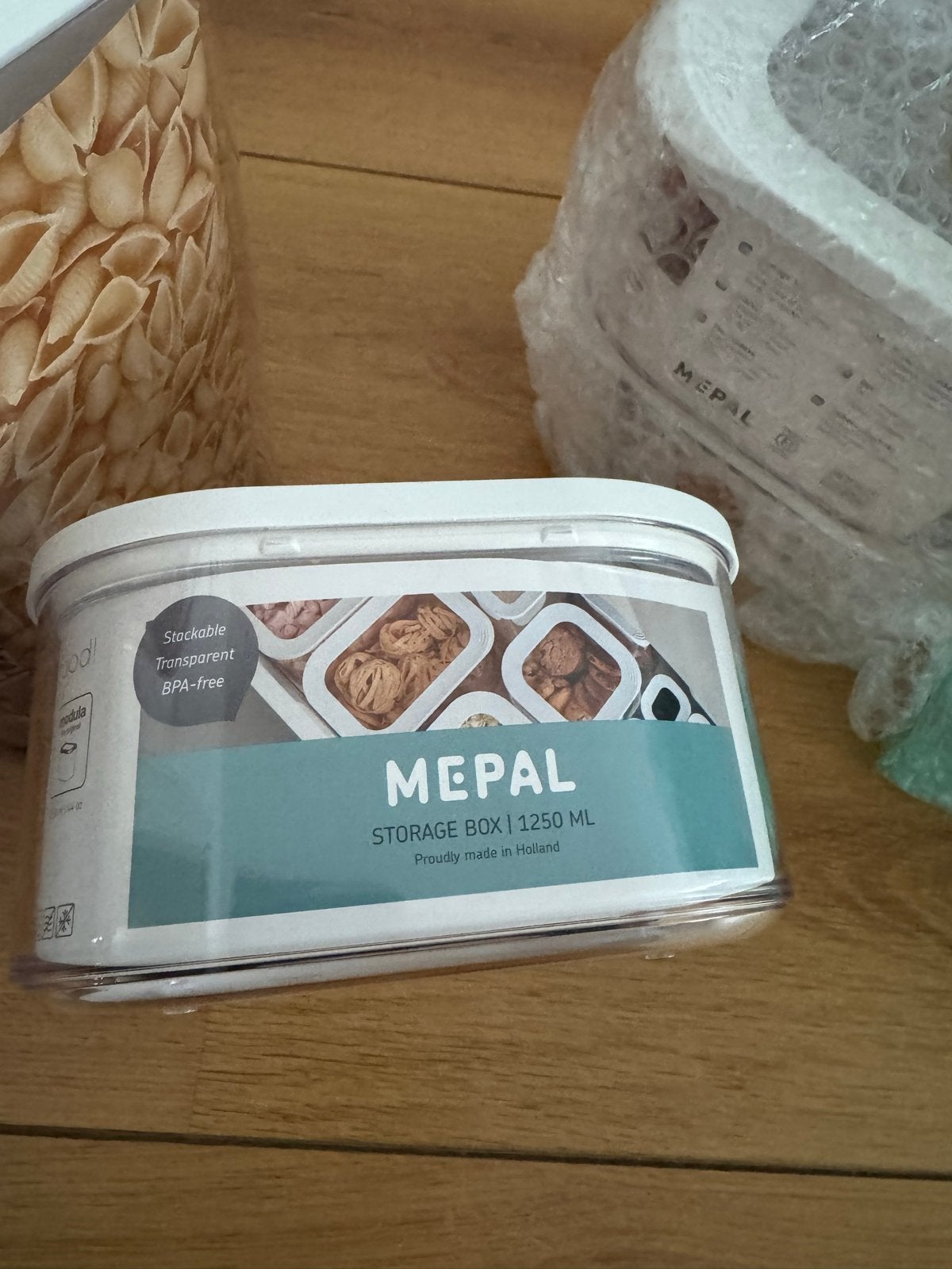 Mepal Modula Voorraadbakjes - Set van 4 stuks, Kunststof, Nieuw, Ophalen of Verzenden, Voorraadpot
