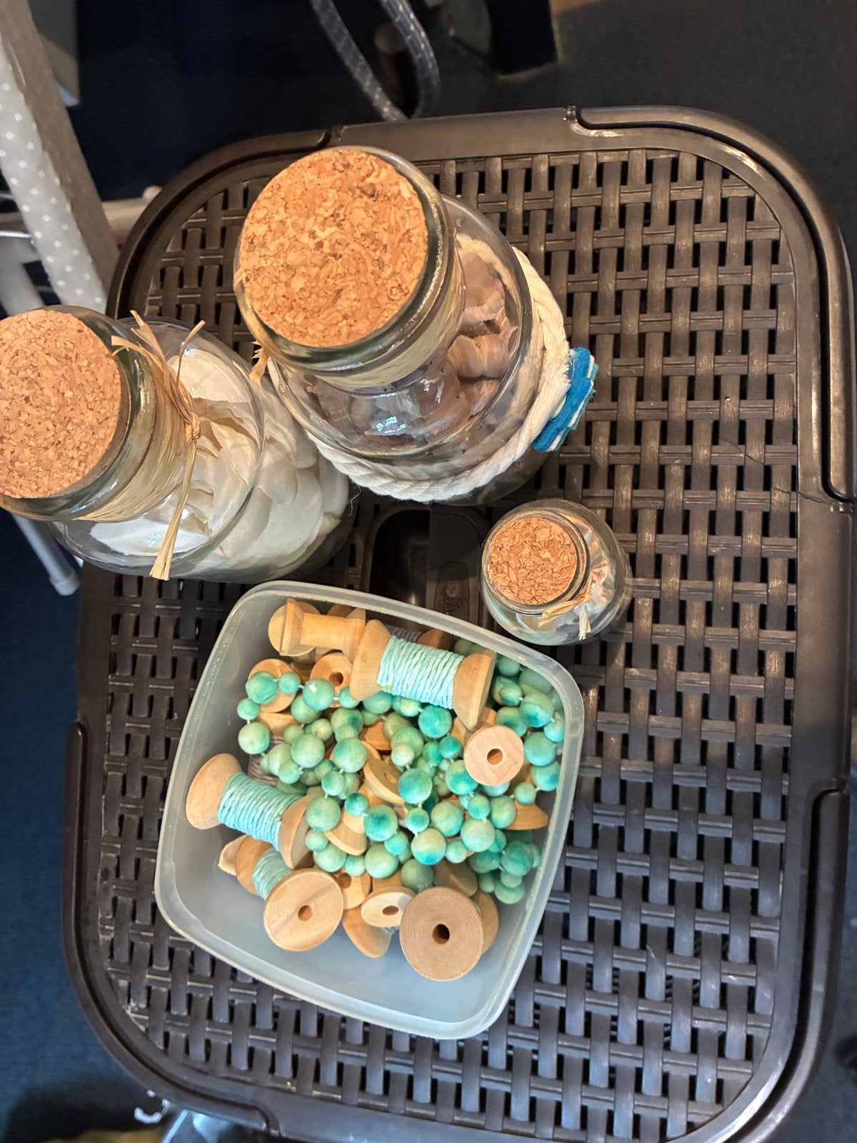 Diverse schelpen en decoratie voor creatieve projecten, Ophalen, Gebruikt