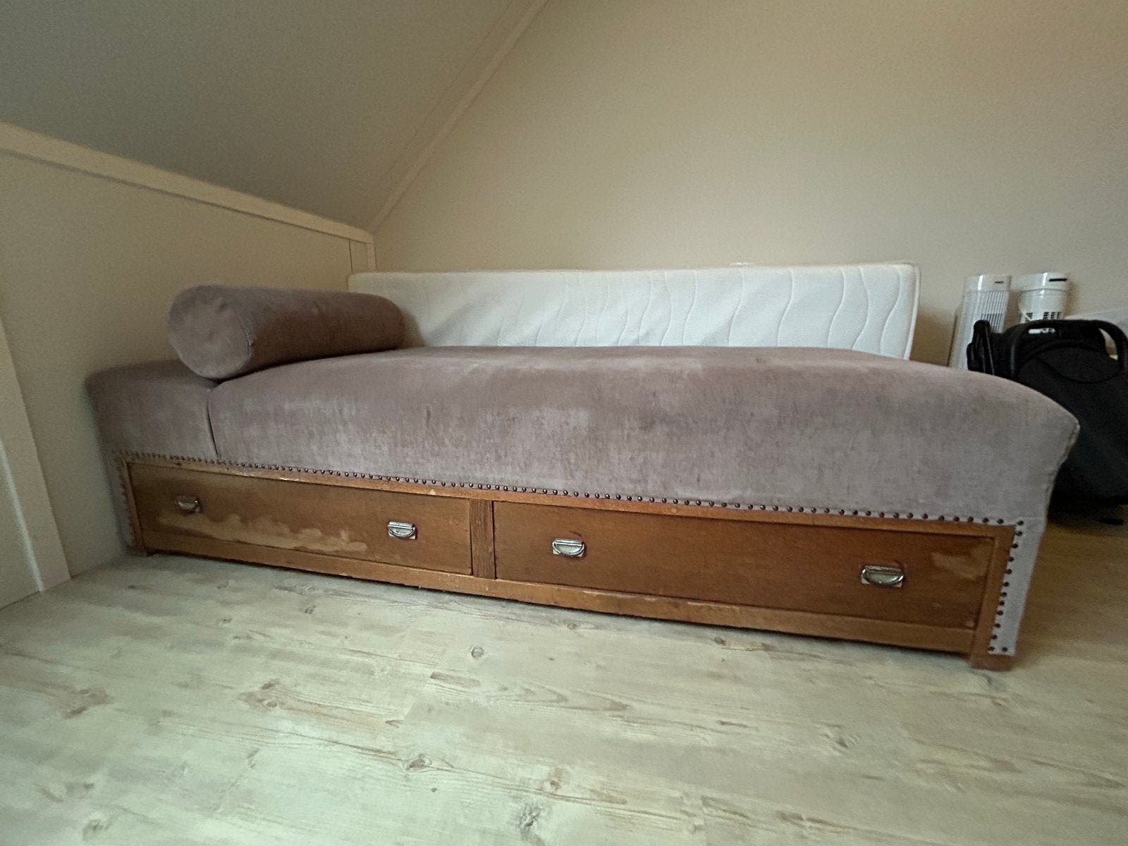 Antieke divan, Ophalen, Gebruikt, 80 cm, 200 cm