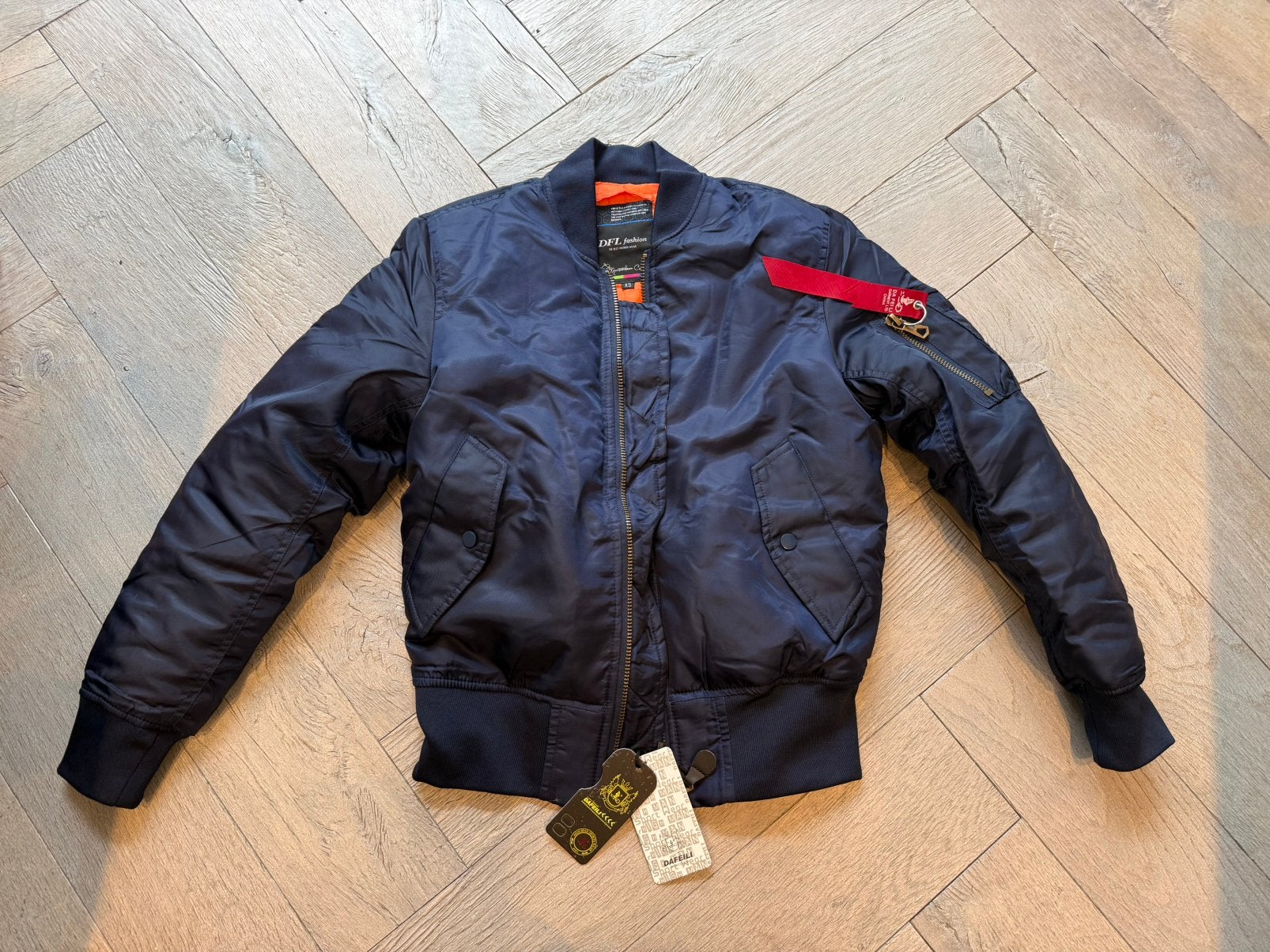 Dames Bomberjack XS nieuw!! marine blauw, Kleding | Dames, Ophalen of Verzenden, Nieuw, Maat 34 (XS) of kleiner, Blauw