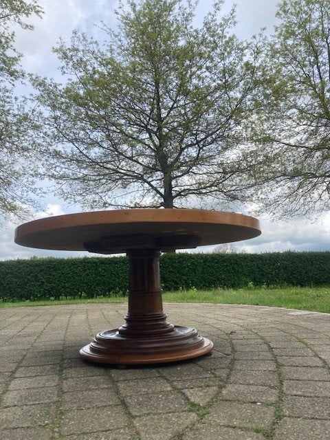 Salontafel, Ophalen, 100 tot 150 cm, Klassiek, Rond