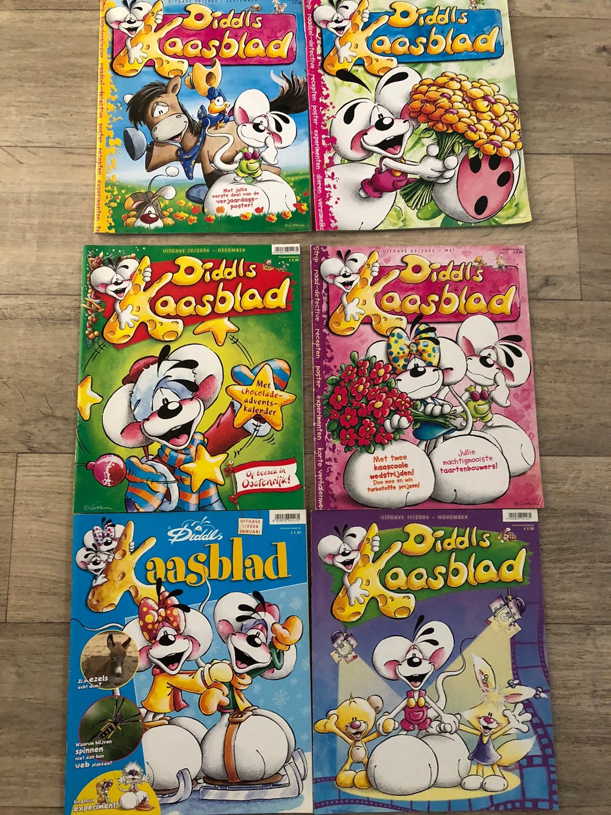 Diddl Kaasblad, Verzamelen, Diddl, Ophalen of Verzenden, Diddl, Zo goed als nieuw, Papier, Kaart of Schrift