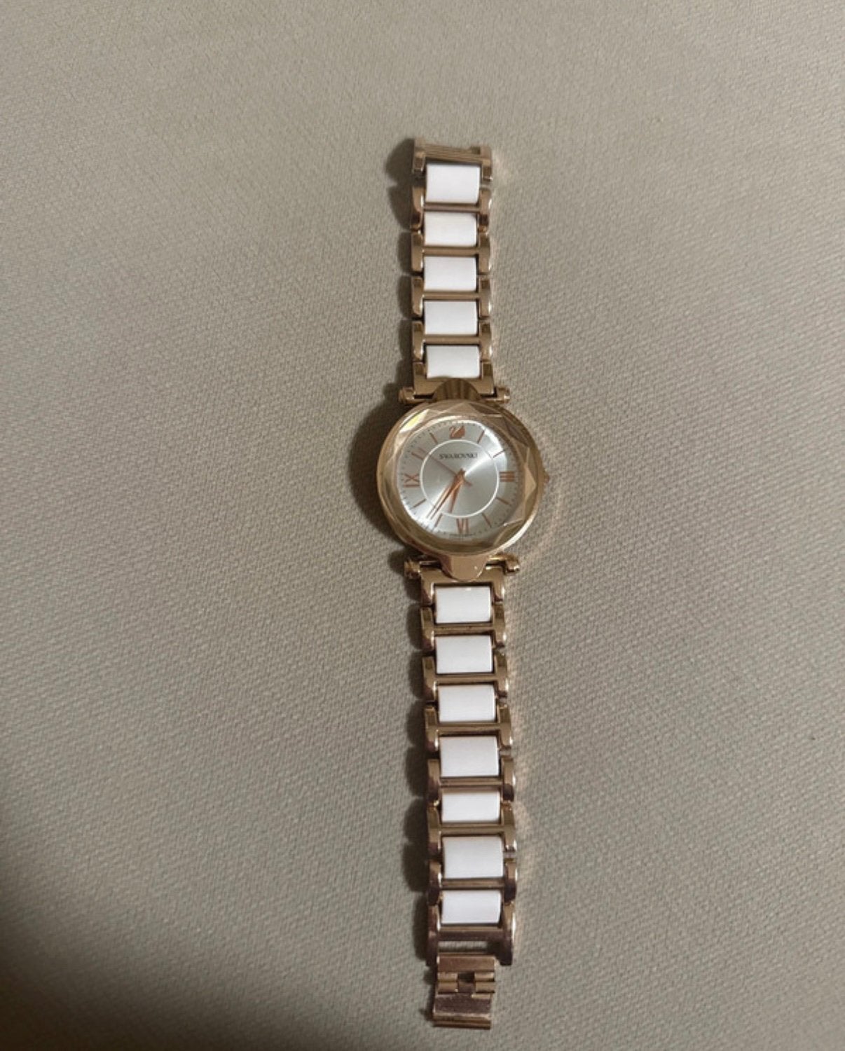 Swarovski horloge, Ophalen of Verzenden, Zo goed als nieuw, Staal, Overige merken