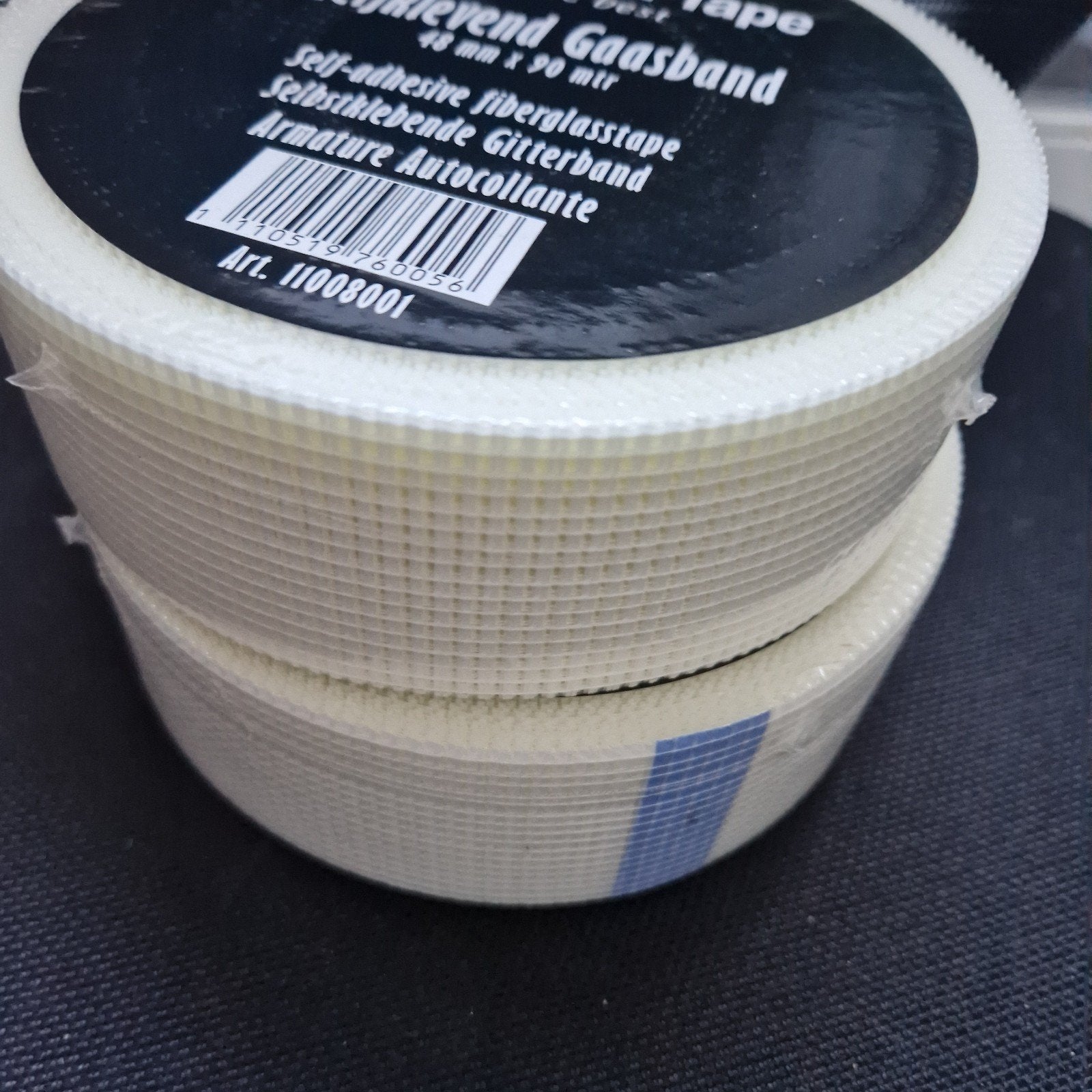 2x Zelfklevend Gaasband Glasvezel 48mm x 90m voor Gipsplaat, Ophalen of Verzenden, Nieuw