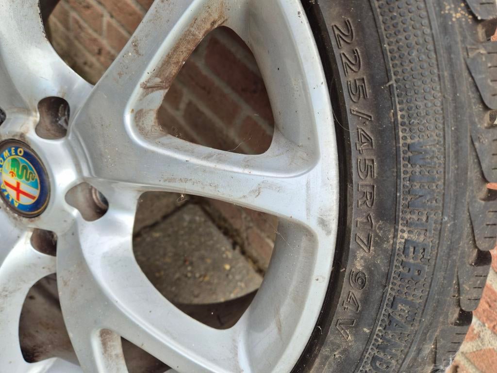 Aluminium velgen alfa romeo, Ophalen of Verzenden, Gebruikt