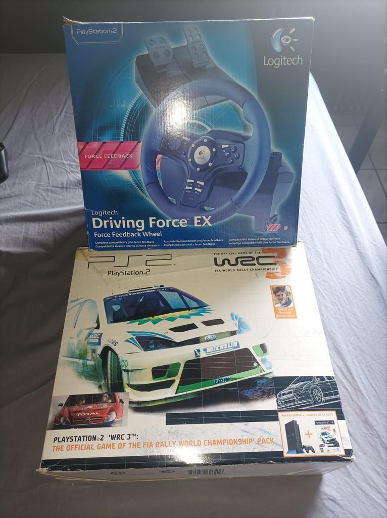 PlayStation 2 WRC 3 Pack met Race stuur, PSP, 10 games +meer, 2 spelers, Ophalen of Verzenden, Zo goed als nieuw, Vanaf 3 jaar
