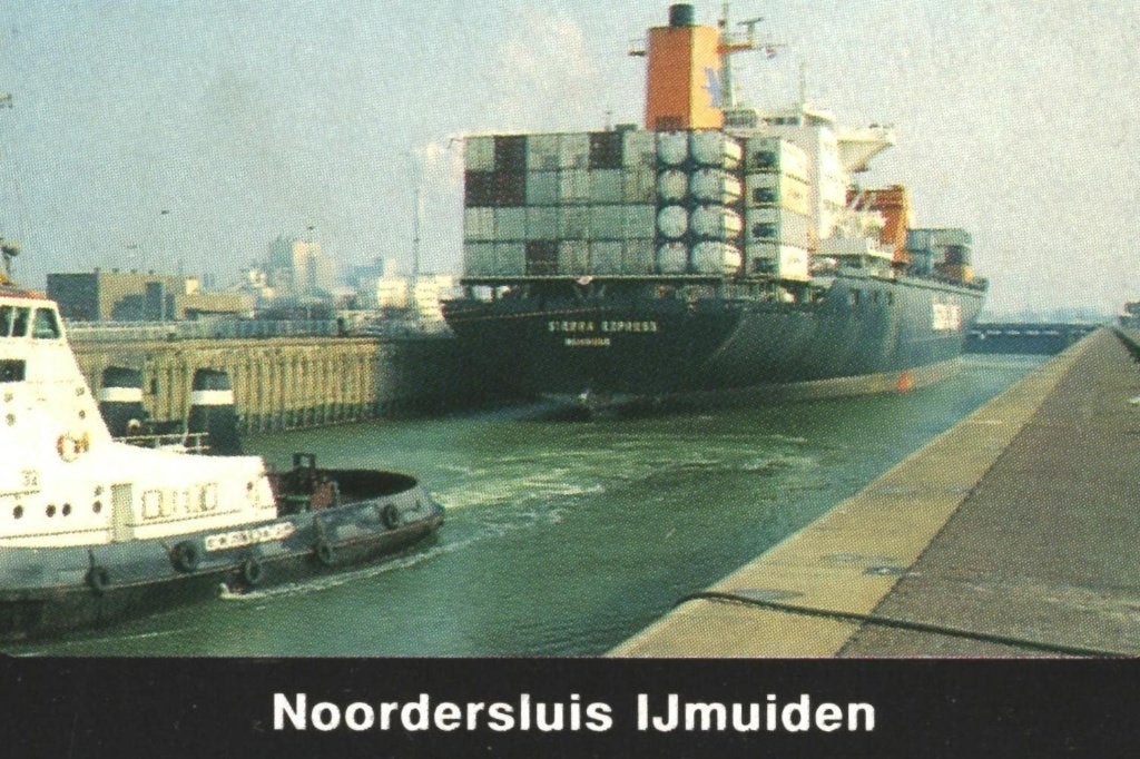 37672 IJmuiden Velsen 80+ NH Nette oude kaart Onbeschreven, Ophalen of Verzenden, 1980 tot heden, Ongelopen, Noord-Holland