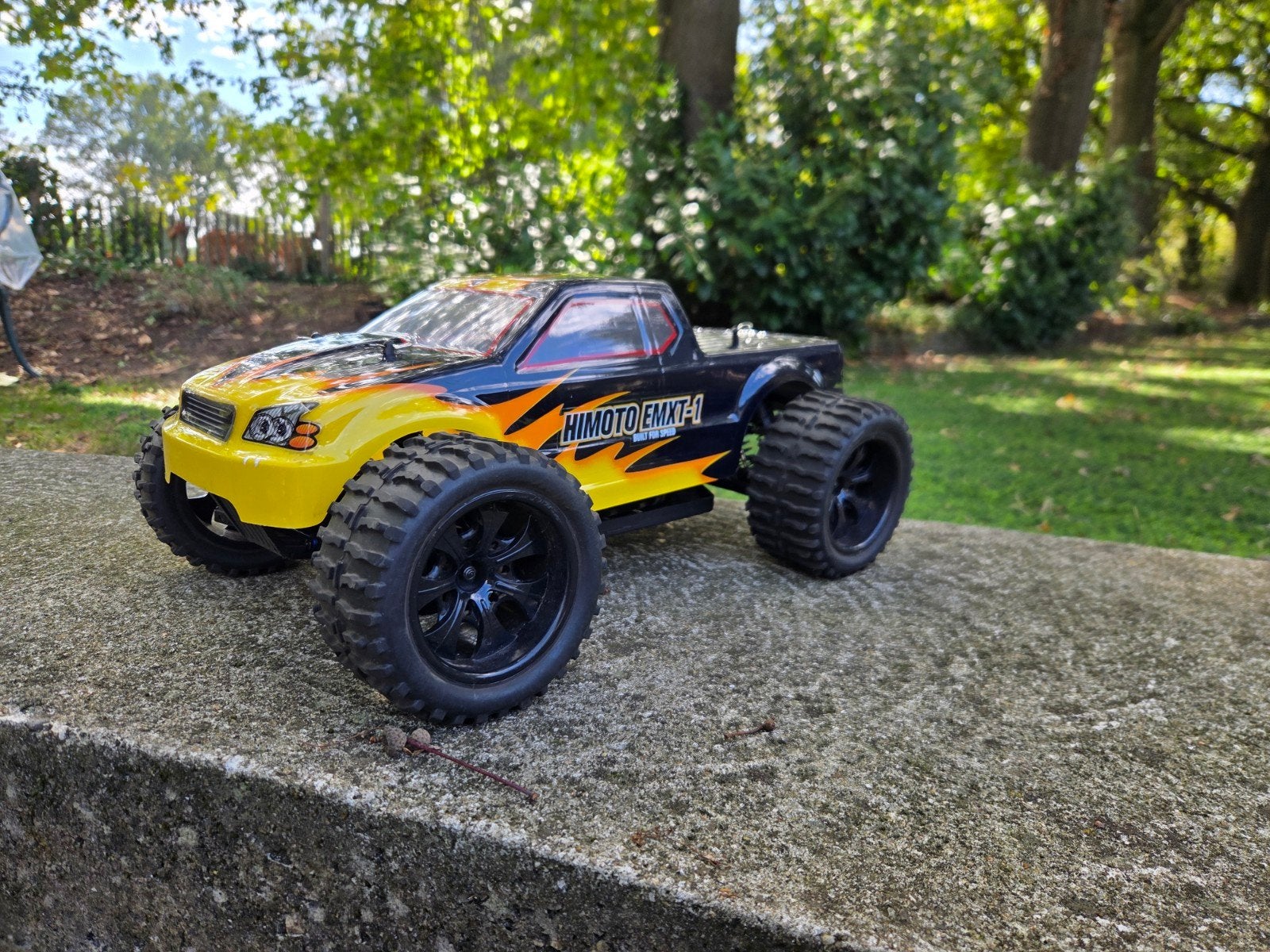 Himoto EMXT-1 RC Truck met extra accu en onderdelen, Elektro, Gebruikt, Auto offroad, Ophalen of Verzenden