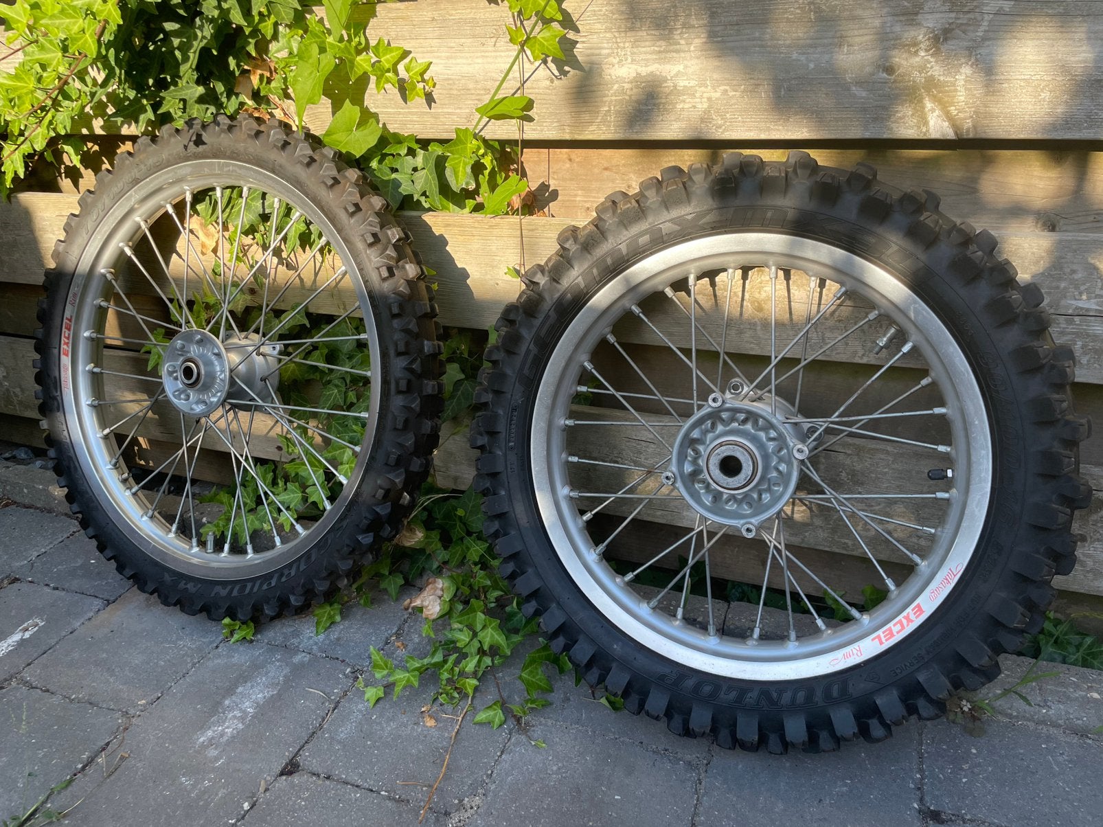 85cc 19,16 inch velgen set, Ophalen