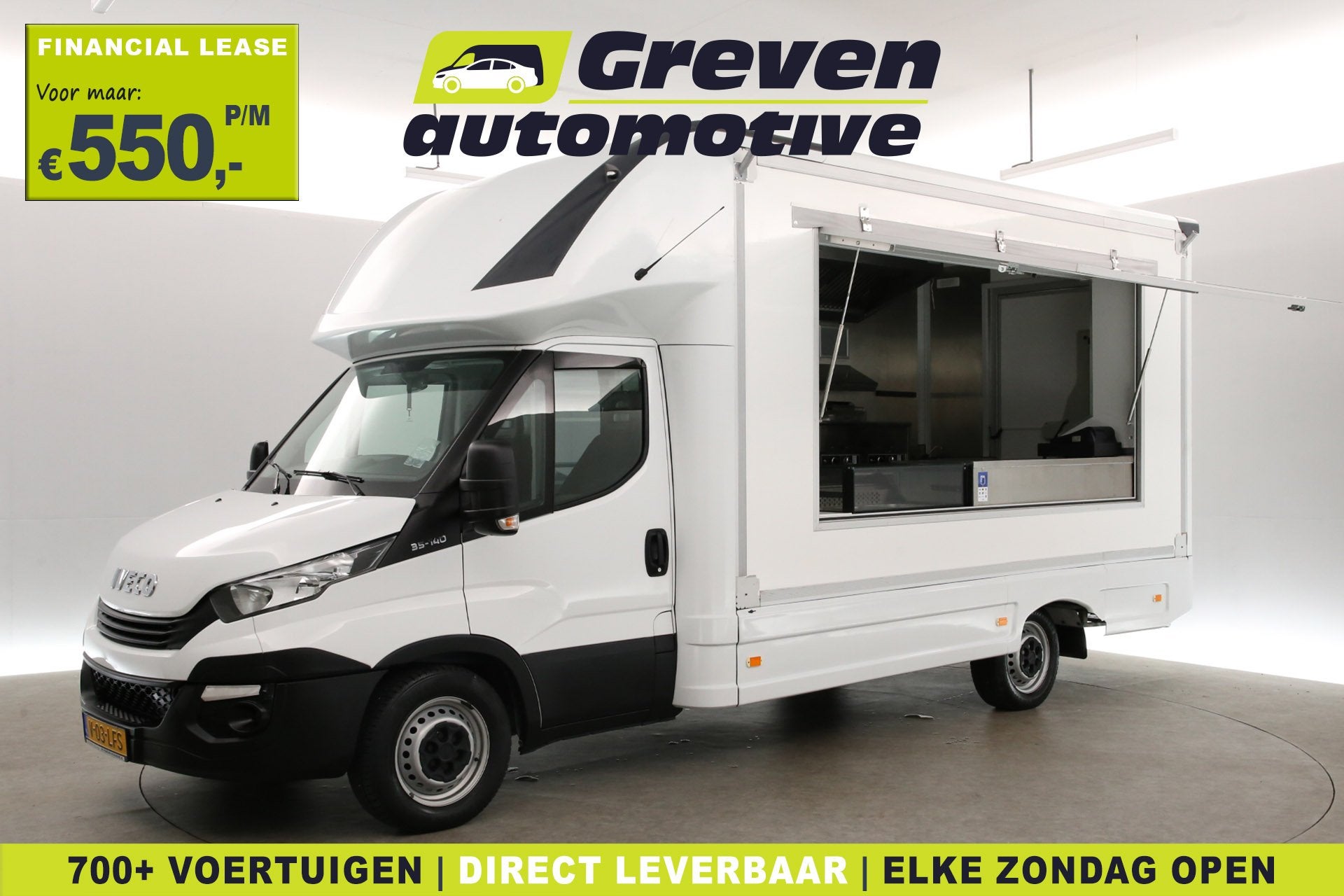 Iveco Daily 35S14 2.3 410 | Foodtruck | Verkoopwagen | Patat, Greven Automotive, Info@grevenautomotive.nl, Oosterstraat 9
9502EC  STADSKANAAL, NL