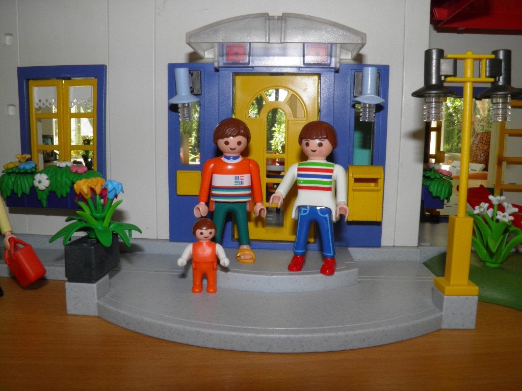 Playmobil groot woon/speelhuis met complete  inrichting., Ophalen of Verzenden, Gebruikt, Gebouw